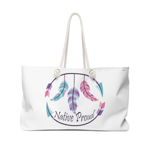 Weekender Bag Circle NP Feathers