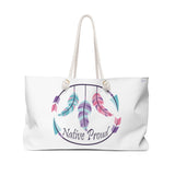 Weekender Bag Circle NP Feathers