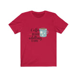 Short Sleeve T-shirt Unisex Jersey Coffee