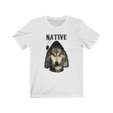 Short Sleeve Tee Unisex Native Wolf
