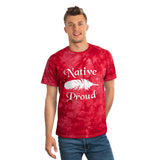 Tie-Dye Tee Native Proud One Feather