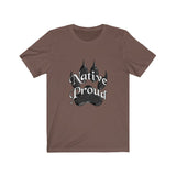Short Sleeve Tee Unisex Native Paw