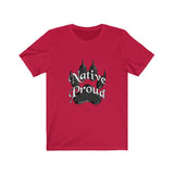 Short Sleeve Tee Unisex Native Paw