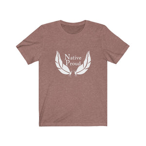 Short Sleeve Tee Unisex Jersey Native Proud Curved