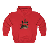 Hoodie Unisex Heavy Blend™ Bear Paw