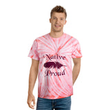 Tie-Dye Tee Native Proud One Feather