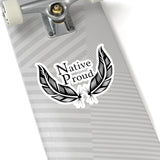 Stickers Native Proud Curved Feather